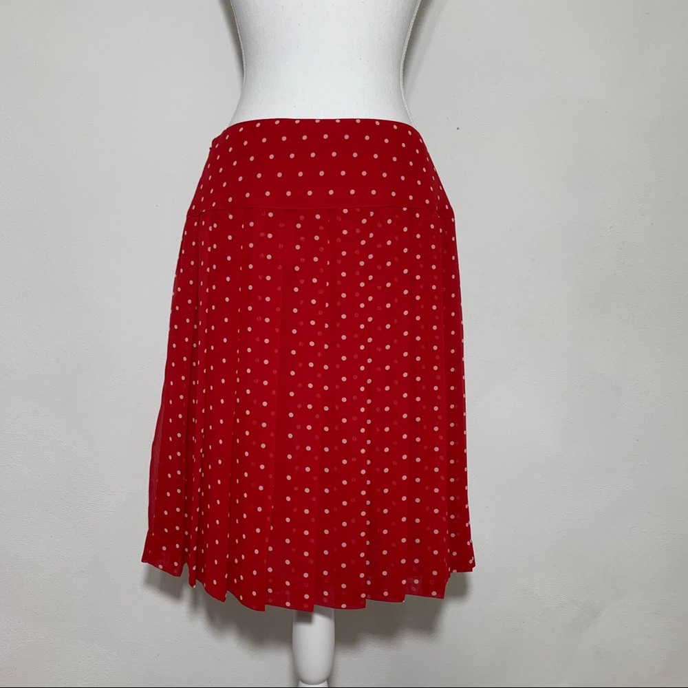 Nine & Co 90s VTG Pleated Rockabilly Skirt Sz 6 - Picture 6 of 12